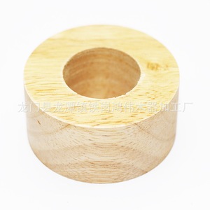 Anillos de madera maciza, círculos de madera redondos para proyectos de manualidades, grabado, tamaño personalizable HW G 023 - Product Image 4