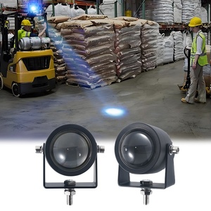 Auxiliary Headlamp Beam <b>Spotlight</b> Mark Clearance Dangerous Area Signs Pedestrian Safety LED Blue Spot Light - Product Image 2