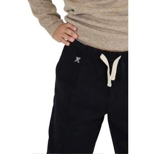 Pantaloni chino con Logo personalizzabili antirughe formale Slim Fit con cerniera dritta nera Uma23149p pantaloni XL 6XL tinta tinta in tinta unita - Product Image 4