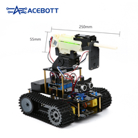 Kit de robot tank intelligent ACEBOTT ESP32 pour Arduino, jouets STEM programmables à faire soi-même