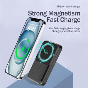 <span class=keywords><strong>Chargeur</strong></span> de batterie <span class=keywords><strong>externe</strong></span> mince personnalisable 10000mAh <span class=keywords><strong>5000mah</strong></span> charge rapide support de téléphone sans fil magnétique Powerbank Portable - Product Image 4