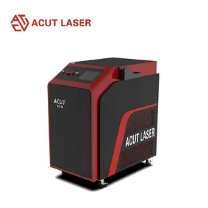 Kepala las Laser Raycus sumber Laser 1500W 2000W, mesin las Laser genggam serat baja tahan karat