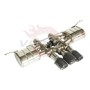 ระบบท่อไอเสียวาล์วทรอนิกส์ Vortex SS304 สแตนเลสสตีล สำหรับรถ Porsche Cayenne แบบสามทางออกกลาง เพิ่มประสิทธิภาพการแข่งขัน - Product Image 2