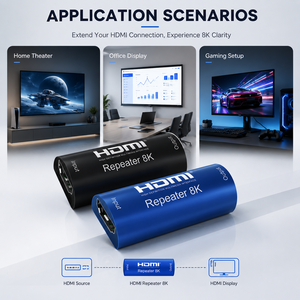 Répéteur HDMI 8K 60Hz, amplificateur de signal 48 Gbps, amplificateur HDMI 2.1 pour PS5, Xbox, projecteur, moniteur, configuration <span class=keywords><strong>TV</strong></span> - Product Image 4