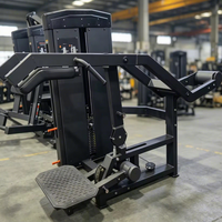 DINUO Appareil Commercial de Musculation à Poids Chargés Réglable pour Hack Squat, Entraînement des Fessiers, Jambes, Cuisses et Ischio-jambiers, Machine d'Entraînement de la Partie Inférieure du Corps