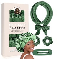 Vente directe usine : Kit de bigoudis sans chaleur, tige de coiffage sans chaleur, outil de coiffage pour ondulations naturelles sans dommages pour femmes, usage quotidien