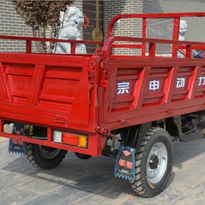 Triciclo de Carga a Gasolina de 3 Ruedas en Oferta, 1000W 48V, Carrocería Abierta, Carga Útil de 300-400kg, 25-35km/h, Fabricación China, Tipo Motocicleta - Product Image 5