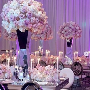 Y-Q010 Vente en gros de centres de <span class=keywords><strong>table</strong></span> en métal pour mariage, décorations de <span class=keywords><strong>table</strong></span>, centres de <span class=keywords><strong>table</strong></span> dorés et argentés pour la décoration de <span class=keywords><strong>table</strong></span> de mariage - Product Image 3
