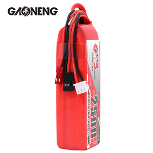 GNB GAONENG RC แบตเตอรี่ลิโป้ 3S 2500MAH 11.1V 5C สำหรับเครื่องส่งสัญญาณ FrSky Taranis X9D XH2.54 FUTABA JR JST Connector - Product Image 5