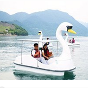 2/4-person Boat Park Play Fiberglass Cartoon Water Bike Pleasure Boat, Tool Pedal Boat - Product Image 1