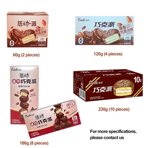 Bánh sandwich nhân sô cô la, bánh tròn nhân sô cô la, món tráng miệng, thay thế bữa ăn, bánh ngọt - Product Image 6