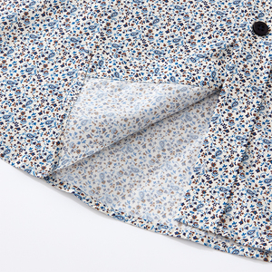 Camisa de Vestir Casual de Algodón con Estampado Digital para Hombre, Venta al por Mayor de Fábrica, Primavera-Otoño - Product Image 5