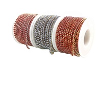Vente en gros laiton solide cristal strass Oktant Preciosa tasse chaîne verre à coudre Technique fabrication approvisionnement Chaton Strass rouleau