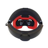 Bantalan penutup mata Vr penghalang cahaya silikon, untuk Oculus Rift S VR aksesori Headset masker mata penutup pelindung lembut