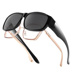 CONCHEN <strong>2025</strong> Outdoor Fashion Thick <strong>Frame</strong> UV400 Sun <strong>Glasses</strong> OEM Personalized Oversized Custom Logo Fit Over Sunglasses Polarized - Product Image 1