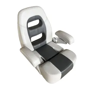 Customized Color High Back Deluxe Marine Boat Seats with Bolster and Armrests