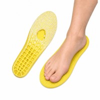 Semelles intérieures confortables en PU durable avec ETPU blanc, haute élasticité, absorption des chocs, respectueuses de l'environnement, pour chaussures de sport pour femmes et hommes