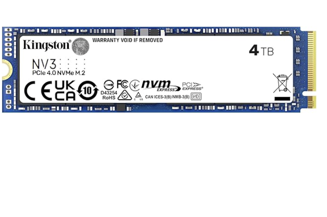 NV3 4TB M.2 2280 NVMe SSD | PCIe 4.0 Gen 4x4 | up to 6000 MB/s |