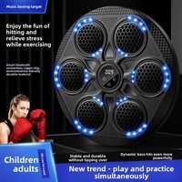 Nouvelle machine de boxe musicale intelligente murale pour adultes et enfants, plateforme de frappe électronique interactive pour la maison