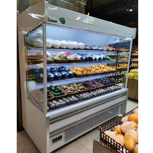 Refrigerador Comercial Usado con <span class=keywords><strong>Vitrina</strong></span> <span class=keywords><strong>Refrigerada</strong></span> Multideck <span class=keywords><strong>para</strong></span> Almacenamiento de Vegetales, Carne, Mariscos y Bebidas - Product Image 2