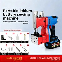 Scelleuse manuelle portative à vitesse variable, alimentée par batterie lithium-ion, haute vitesse, pour sacs tissés, avec application d'emballage en entrepôt