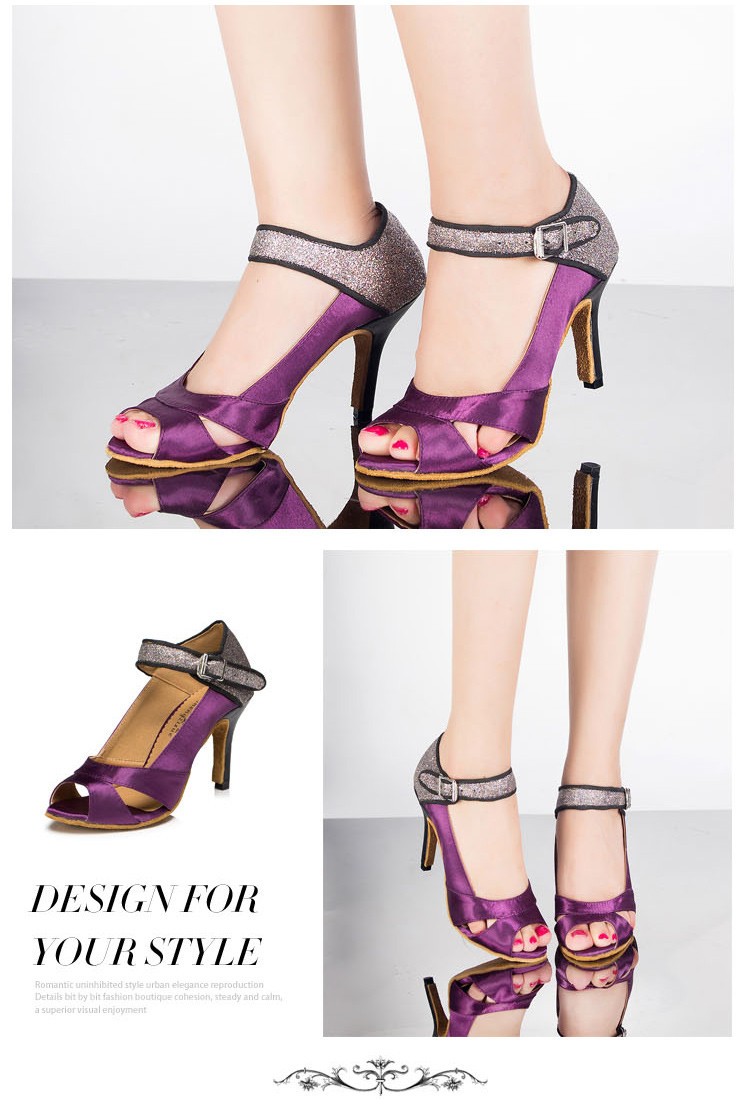 Women Professional Dancing Shoes High Heel Ladies Ballroom Cheap Latin Dance Shoes