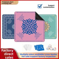 Tapis de Mahjong Funky Trade en Caoutchouc Naturel Imprimé 2-3mm, Imperméable et Anti-Taches, Conception Personnalisée pour Tapis de Jeu et Mahjong