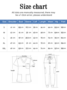Conjuntos de Uniformes Médicos Elásticos en 4 Direcciones de Tela Premium al por Mayor, Conjuntos de Uniformes Médicos Unisex Tipo Jogger de Poliéster, Rayón y Spandex - Product Image 2
