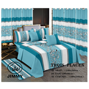 Набор постельных принадлежностей из 100% полиэстера с 3D-принтом в африканском стиле, 6 шт. - Product Image 1