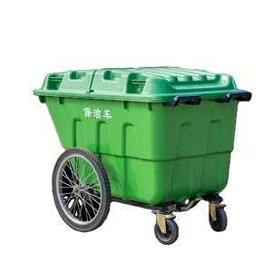 ถังขยะอุตสาหกรรมขนาด 400 ลิตร พร้อมรถเข็น - Product Image 1