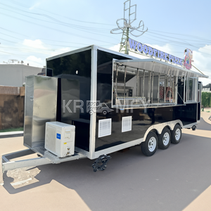 China multifunción móvil café comida rápida remolque móvil Hot Dog Pizza barbacoa camiones de comida con cocina completa para la venta - Product Image 3
