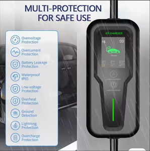 Chargeur de voitures Ev de haute qualité Type1/ 2 /Gbt/<span class=keywords><strong>Tesla</strong></span> 3.5KW 7KW 11KW 6A 32A AC EV chargeur rapide IP65 EV Station de charge Portable - Product Image 6