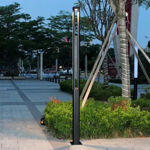 MB lighting-bollard de patio de césped decorativo, luz led moderna impermeable IP54 220v para jardín al aire libre