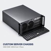 Boîtier de serveur TZR verrouillable pour porte avant, châssis 4U, montage en rack, fabrication sur mesure en tôle, découpe laser, pliage en usine