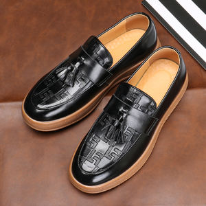 Mens Autumn Wedding Party Formal Oxford Lace-Up <b>Closed</b> <b>Toe</b> Luxury Custom Casual PU Upper Breathable Business Office Dress <b>Shoes</b> - Product Image 3