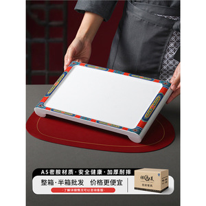 Dragon Pattern Series <b>Melamine</b> Rectangular Serving <b>Plates</b> For Restaurant Hotel Use - Product Image 3