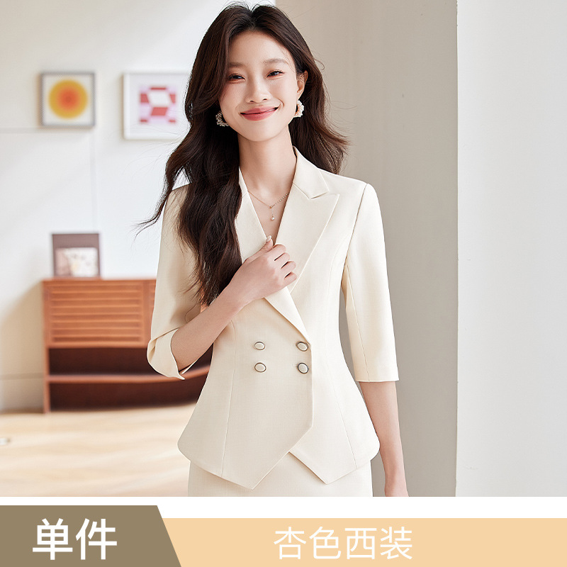 apricot suit