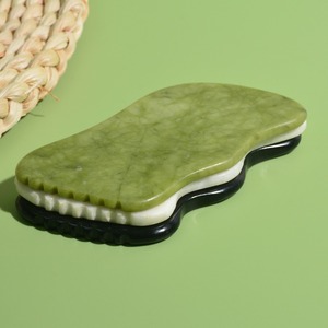 Jade Phoenix Gua Sha <span class=keywords><strong>Pierre</strong></span> de jade vert chinois, ascenseurs et souffles <span class=keywords><strong>Sculpteur</strong></span> de visage naturel - Product Image 3