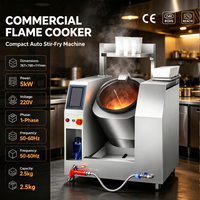 Robot de cuisson semi-automatique électrique SEMIKRON pour riz, viande et nouilles, en acier inoxydable 304, pour cuisines commerciales