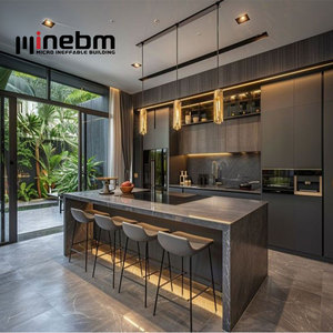 Gabinetes de Isla de <span class=keywords><strong>cocina</strong></span> de acero inoxidable personalizados gratis, muebles de <span class=keywords><strong>cocina</strong></span> de aluminio extraíbles, Armarios con asa - Product Image 4