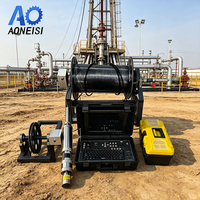 Caméra d'inspection de puits profonds avec trépied réglable en hauteur, objectif en verre saphir professionnel pour l'inspection de puits pétroliers, fonction d'enregistrement DVR