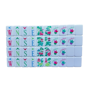 Amerikaanse Mahjong-set met 166 tegels inclusief Jokers, officiële Amerikaanse wedstrijdregelelementen voor een entertainmentspel voor vier spelers - Product Image 3