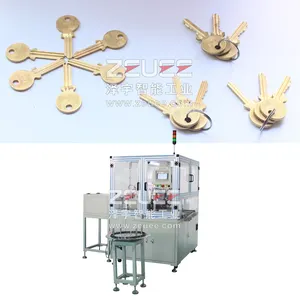 custom full automatic blank electrical key milling and tapping machine