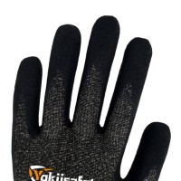Gants anti-coupure, antidérapants, résistants à l'huile, EN388, réutilisables, enduits de nitrile, gants de sécurité pour le travail quotidien, au meilleur prix pour l'industrie