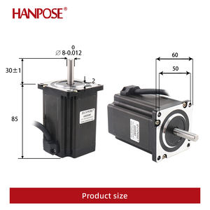 HANPOSE Nema24 Schrittmotor 60HS85 Motor 4-Leiter 2,8N.<span class=keywords><strong>M</strong></span> 4,0A für Zeicheninstrumente 60 Schrittmotor 1,8 Grad - Product Image 3