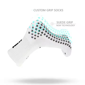 OEM Tube d'adhérence pour adultes avec logo personnalisé <span class=keywords><strong>Chaussettes</strong></span> de <span class=keywords><strong>rugby</strong></span> en polyester <span class=keywords><strong>antidérapantes</strong></span> pour le football Flocage Unisex Grip Crew Flock Soccer - Product Image 6