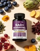 Capsules NAD Haute Puissance en Gros : Réparation Cellulaire, Anti-Âge, Complément NAD pour le Bien-être Quotidien des Adultes