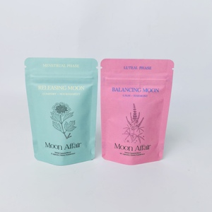 Sac en papier kraft personnalisé avec logo imprimé, pour chips, boules de chocolat, épices, petit emballage alimentaire imperméable de qualité alimentaire - Product Image 2