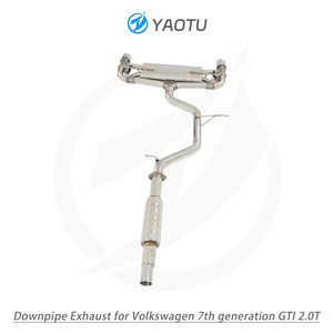Hệ thống ống xả thể thao bằng thép không gỉ YT có van và bộ giảm thanh dành cho Volkswagen Golf <span class=keywords><strong>GTI</strong></span> <span class=keywords><strong>Mk7</strong></span> (2.0T) - Product Image 2