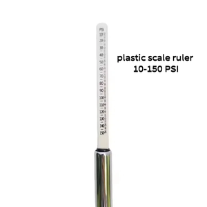 10-150 PSI Durable Truck <b>Tire</b> air Gauges Heavy Duty Straight-on Dual Head <b>Tire</b> Pressure Gauge - Product Image 5